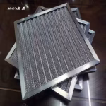 metal filter mesh air conditioner dust proof filter washable primary efficiency oil fume purification net 10mm thick factory direct customization