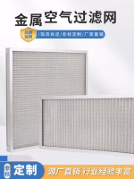 primary metal filter mesh for oil fume purification industrial environmental equipment air conditioning air dust filter screen