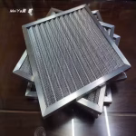 metal filter mesh air conditioner dust proof filter washable primary efficiency oil fume purification net 10mm thick factory direct customization